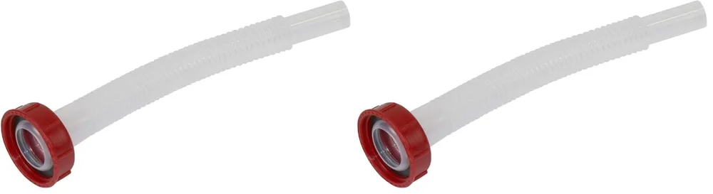 メルテック(meltec) 給油ノズル(パッキン付) ガソリン携行缶補修部品 G-CAN缶適合 長さ約270mm Meltec FX-OP04 (× 2)