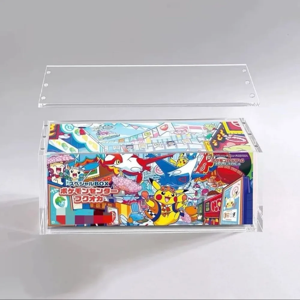 ポケモンカード BOX用 アクリルケース 厚手 UVカット マグネット式 未開封ボックス対応 保護・収納・展示用ケース (1)