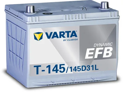 VARTA(バルタ) Dynamic EFB T-145/145D31L 国産車用バッテリー アイドリングストップ車/充電制御車/標準車 <長期保証・メンテナンスフリー> T-130/T-140互換
