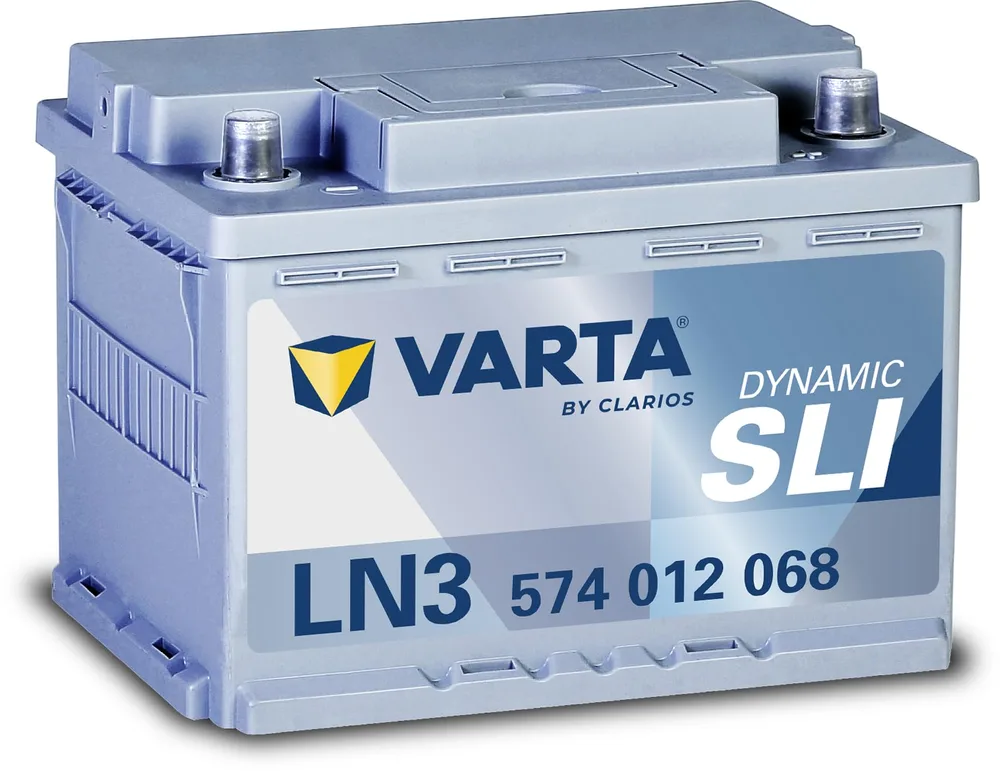 VARTA(バルタ) Dynamic SLI LN3 (574 012 068) 輸入車・国産車用バッテリー <欧州車 純正採用ブランド> <長期保証> ドイツ車・トヨタ車適合