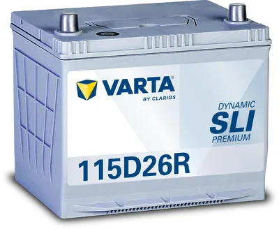 VARTA(バルタ) Dynamic SLI Premium 115D26R 国産車用バッテリー 充電制御車/標準車 エキストラパワー <長期保証・メンテナンスフリー> 95D26R/100D26R互換