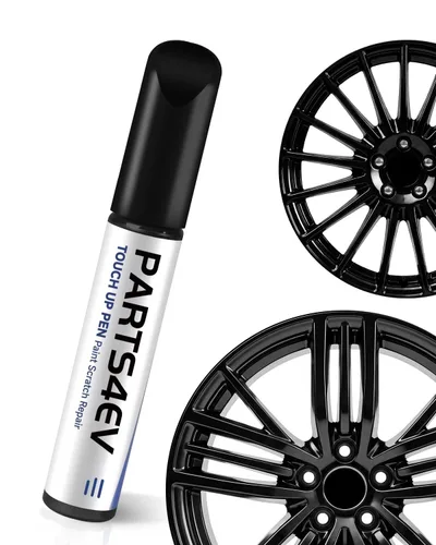 ホイール用 補修ペン つや消し黒 12ml 防水・耐熱・UVカット 色あせしない マットブラック アルミホイール傷補修 タッチアップペイント