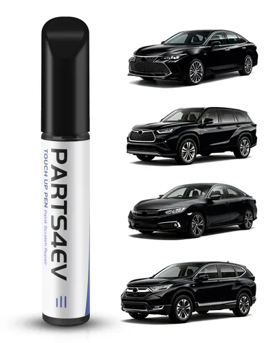 補修ペン タッチアップペイント グロスブラック 12ml 防水・UVカット・色あせしない 光沢黒 車体用 傷・キズ隠し 簡単塗り 自動車外装補修