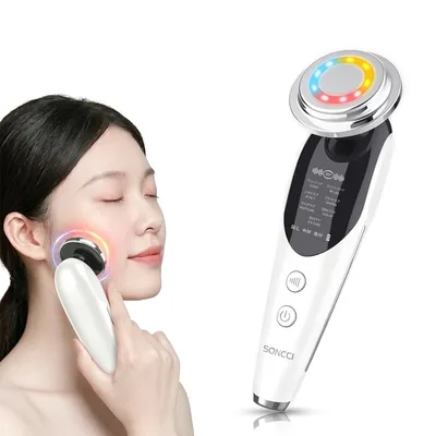 美顔器 EMS 超音波 導入美顔器 RF美顔器 毛穴吸引器 目元ケア ブライト イオン導入 イオン導出 温熱 振動 小顔 たるみ改善 微電流 自宅エステ 4色光LED USB充電 人気 ランキング プレゼント 母の日