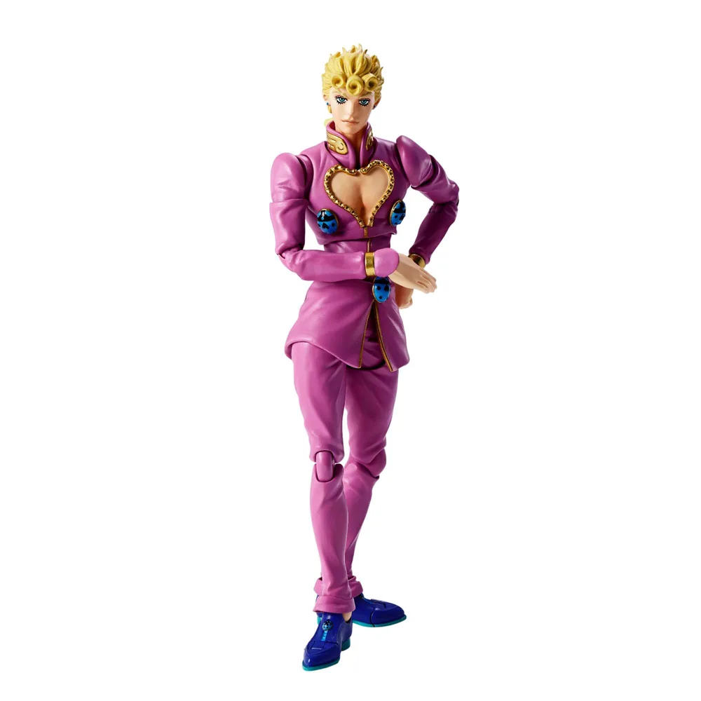 TAMASHII NATIONS S.H.Figuarts JoJo's Bizarre Adventure Golden Wind Giorno Giovanna ประมาณ ฟิกเกอร์เคลื่อนย้ายได้ทาสี PVC และ ABS ขนาด 155 มม