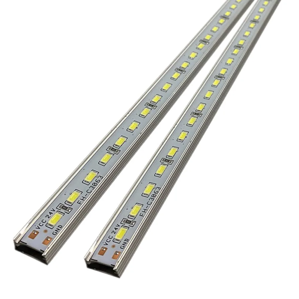 とっても明るい マグネット式 LEDダウンライト 24V 高輝度LED 高機能防水 簡単取付 トラック カスタム 視認性アップ 2本セット (30cm, ホワイト) (× 5)