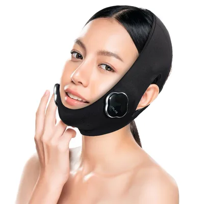 【人気雑誌掲載 】ANLAN 美顔器 ems リフト フェイスベルト 表情筋 顔 フェイスライン 二重あご マスク型美顔器 男女兼用 誕生日 プレセント