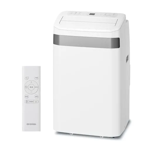 【工事不要】 アイリスオーヤマ インバーター搭載 ポータブルクーラー 8~12畳 3.5kW 移動式 冷風 送風 除湿 ハイパワーモデル IPA-3526U-W ホワイト