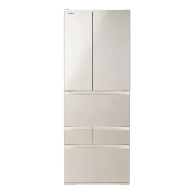 TOSHIBA(東芝) 冷蔵庫 GR-Y600FK(EC) サテンゴールド 601L 幅68.5㎝
