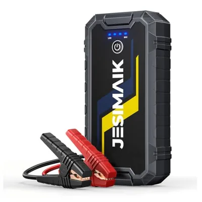 JESIMAIK ジャンプスターター N01 業界推奨【ナトリウム電池】安全 不燃 10400mAh 12V車用 修理対応可 PL保険完備 プロ検証済