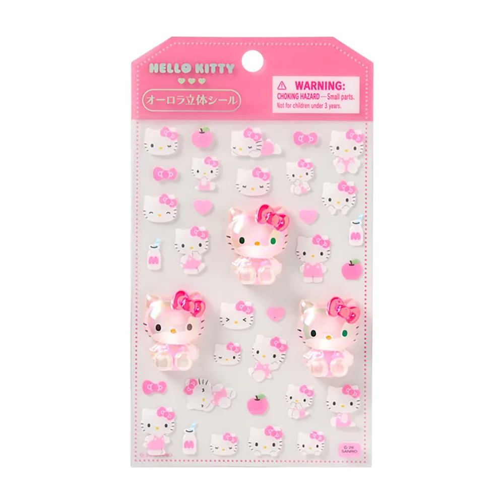 サンリオ(SANRIO) オーロラ立体シール ハローキティ 対象年齢3才以上 225223