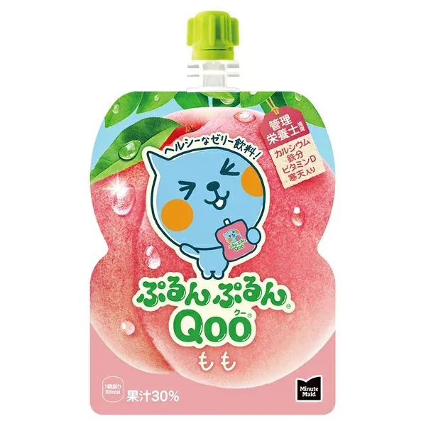 ミニッツメイドQoo ぷるんぷるんQoo もも 125g×6本