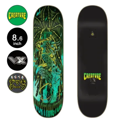 クリーチャー CREATUREスケボー デッキ 8.6 WORTHINGTON SKULLBURN VX PRO DECKジョン・ワージントン ブイエックス スケートボード ストリート sk8 skateboard 板【2602】