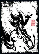 Sonic the Hedgehog Character Sleeve "Ink Painting Supersonic Hedgehog" Shadow (EN-1687) Pack