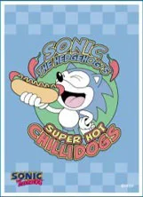 Sonic the Hedgehog Character Sleeve "Food Frenzy" Chili Dog (EN-1689) Pack