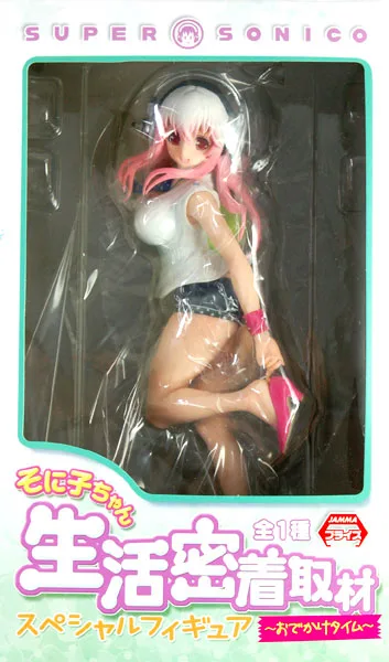 Super Sonico Sonico-chan Seikatsu Micchaku Shuzai Special Figure -Odekake Time- (Game-prize)