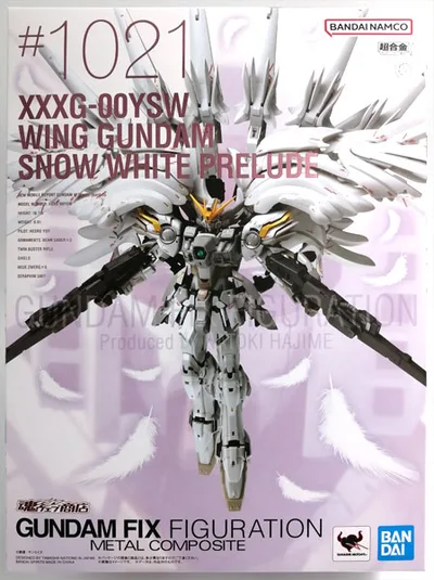 GUNDAM FIX FIGURATION METAL COMPOSITE Wing Gundam Snow White Prelude (Tamashii Web Shoten Exclusive)