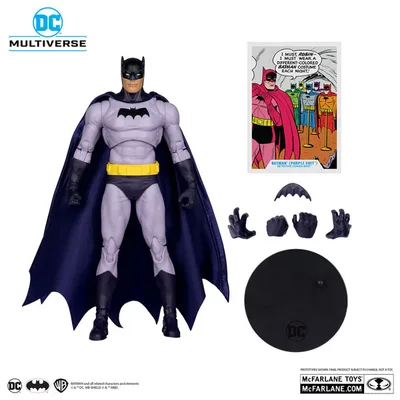 DC Multiverse Action Figure #327 แบทแมน (ชุดสีม่วง / รุ่นแพลตตินัมสีแดง)