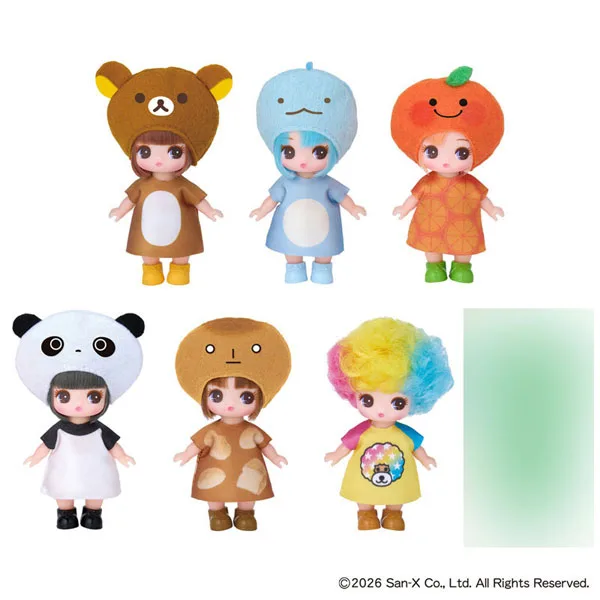 กล่องมินิ Licca-chan San-X Universe Collection 6Pack