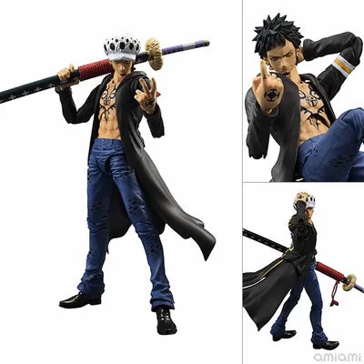 ฮีโร่แอ็คชั่นแปรผัน ONE PIECE ทราฟัลการ์ ลอว์ แอคชั่นฟิกเกอร์