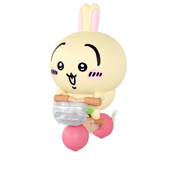 Chiikawa ChiiPla Usagi & Bicycle Plastic Model