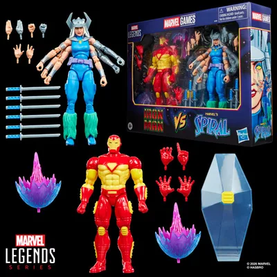 Marvel Legends Series Marvel Games Iron Man VS Spiral