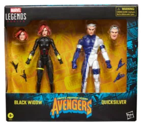Marvel Legend Series The Avengers: Earth's Mightiest Heroes Black Widow & Quicksilver