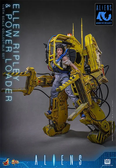 Movie Masterpiece "Aliens" 1/6 Scale Figure Ellen Ripley & Power Loader (Ver,2.0)