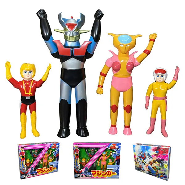 Vinyl Archives Project Reproduction Edition Seigi no Robot Mazinger Z Soft Vinyl Set