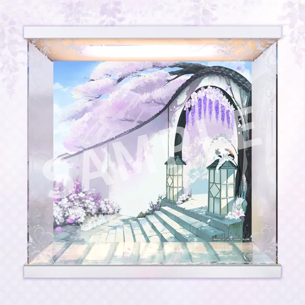 Azur Lane Musashi Purest Wisteria Ver. LED Acrylic Display Case
