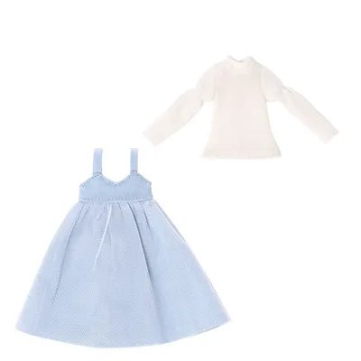 1/12 Tulle One-piece Dress setII Light Blue (DOLL ACCESSORY)