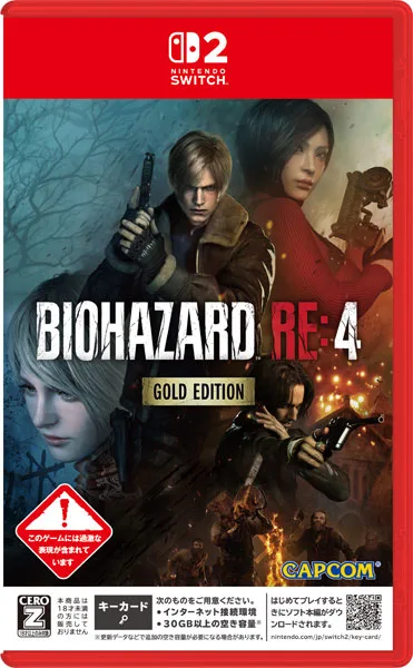 Nintendo Switch 2 Resident Evil RE:4 Gold Edition
