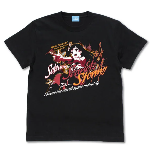 รักสด! Nijigasaki High School Idol Club เซทสึนะ ยูกิ เสื้อยืดอารมณ์ /BLACK-L