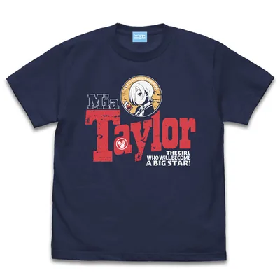 รักสด! Nijigasaki High School Idol Club Mia Taylor เสื้อยืดอารมณ์/INDIGO-XL