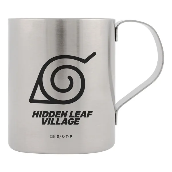 NARUTO Shippuden Hidden Leaf Village 2-layer Stainless Steel Mug