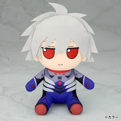 Evangelion Plush Kaworu Nagisa (17cm Size) FumoFumo Kaworu. (Ichinana Size)