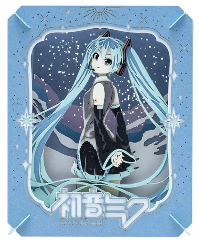 PAPER THEATER Hatsune Miku PT-407 Looking up at the night sky