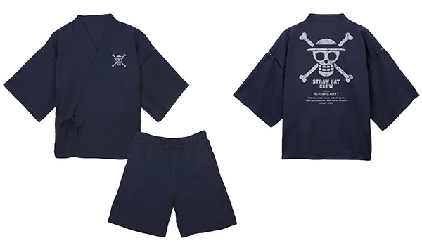 ONE PIECE หมวกฟางลูกเรือ Jinbei /Navy - M (M - L)
