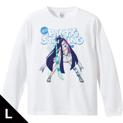New PANTY & STOCKING with GARTERBELT Ribbed Long Sleeve T-shirt Stocking Real Life-size ver. L Size