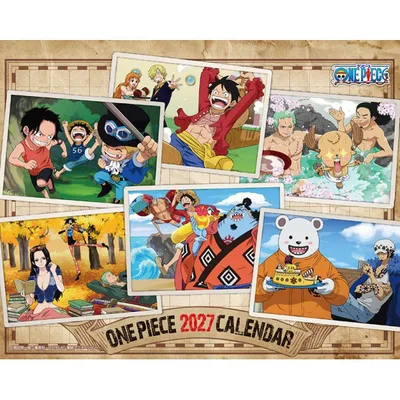 27CL-013 ONE PIECE 2027 Tabletop Calendar