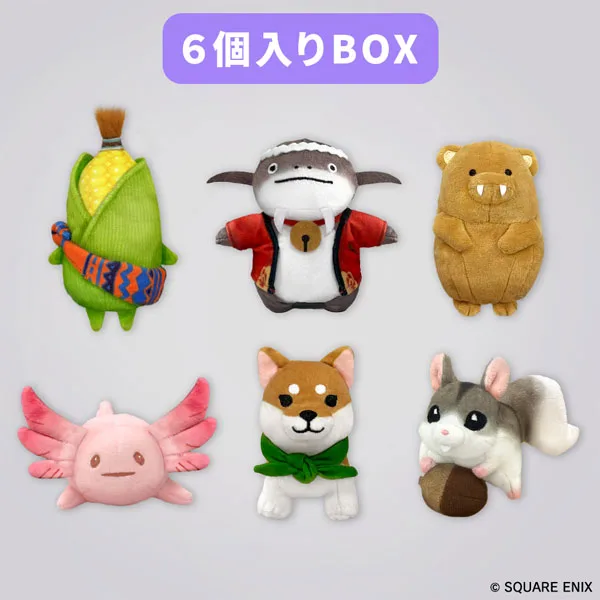Final Fantasy XIV Mini Puppet Plush Collection Vol.3 6Pack BOX