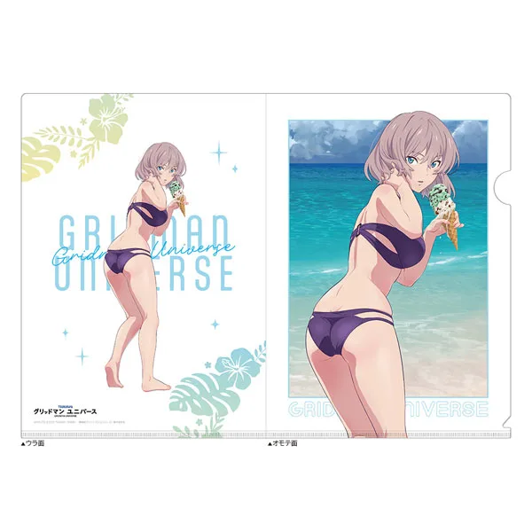 GRIDMAN UNIVERSE New Illustration Clear File (Mujina / Swimsuit)