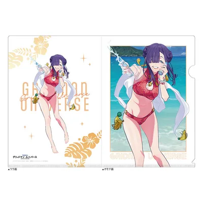 GRIDMAN UNIVERSE New Illustration Clear File (Princess / Swimsuit)