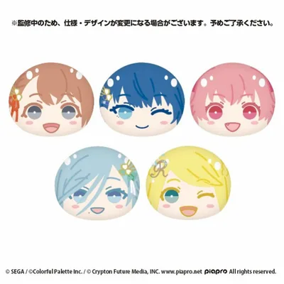 Omanjuu Niginigi Mascot HATSUNE MIKU: COLORFUL STAGE! MORE MORE JUMP! 5Pack BOX