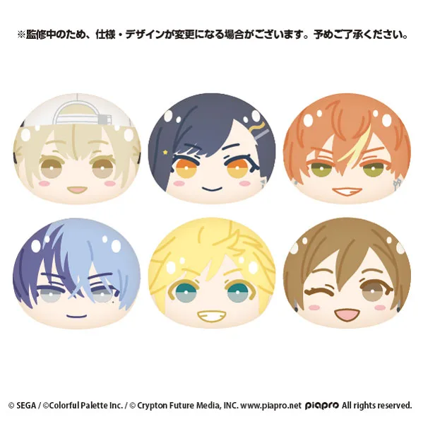 Omanjuu Niginigi Mascot HATSUNE MIKU: COLORFUL STAGE! Vivid BAD SQUAD 6Pack BOX