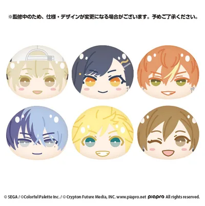 Omanjuu Niginigi Mascot HATSUNE MIKU: COLORFUL STAGE! Vivid BAD SQUAD 6Pack BOX