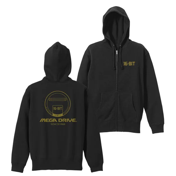 Megadrive 16BIT Zip Hoodie /BLACK-XL