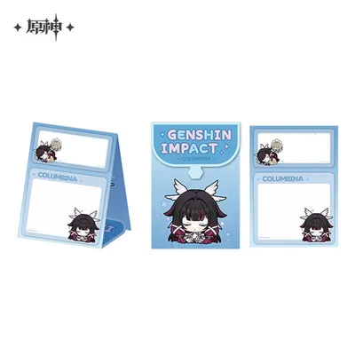 Genshin Impact Chibi Stamp Series Stand Memo Columbina