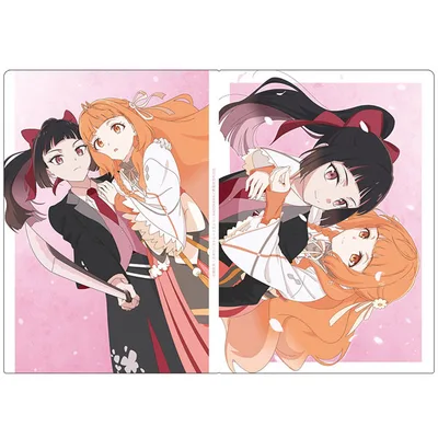 TV Anime "Agents of the Four Seasons Dance of Spring" Clear File Hinagiku & Sakura