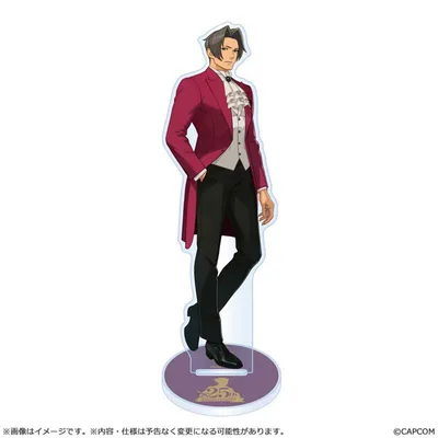 "Ace Attorney 25th Anniversary" Main Visual Acrylic Stand Miles Edgeworth